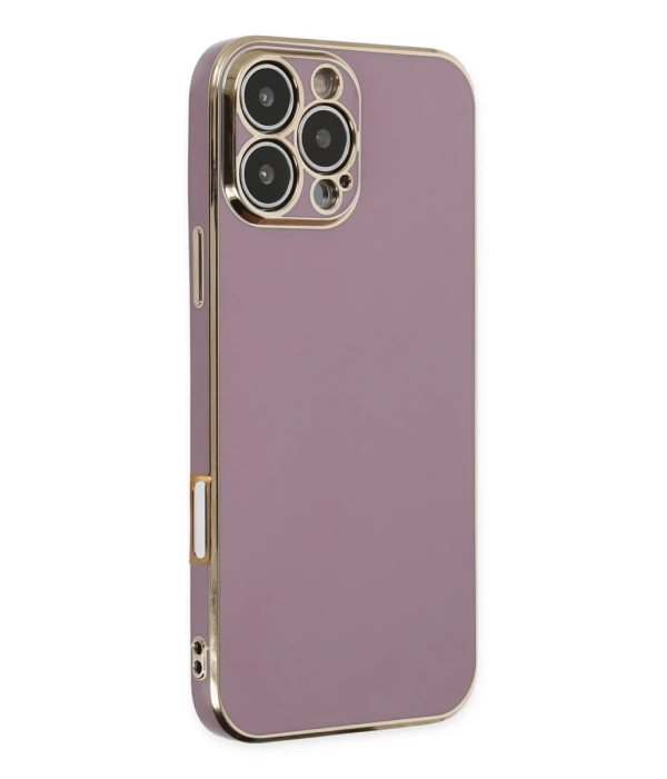 Newface iPhone 16 Pro Max Kılıf Volet Silikon - Mor