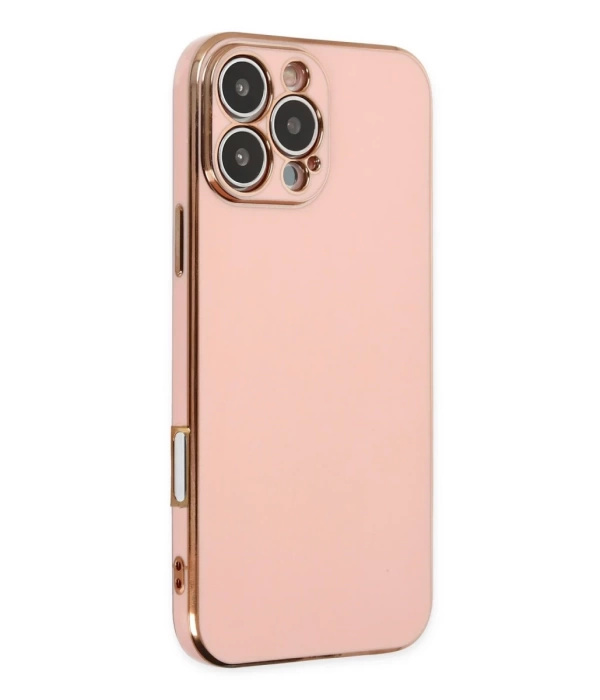 Newface iPhone 16 Pro Max Kılıf Volet Silikon - Pembe