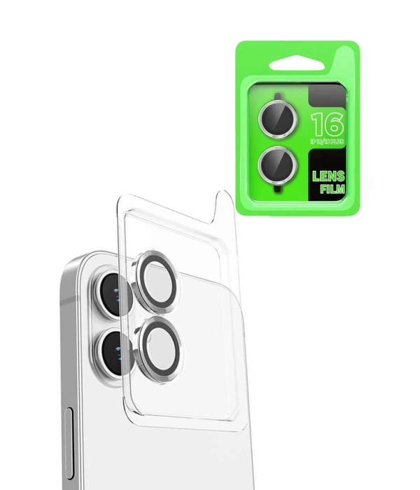 Newface iPhone 16 Raze Metal Kamera Lens - Beyaz
