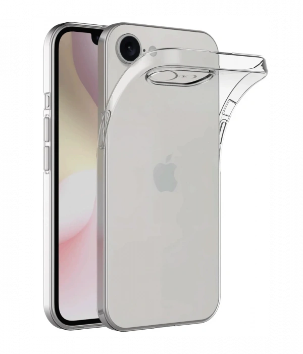 iPhone 16E Kılıf Lüx Şeffaf Silikon