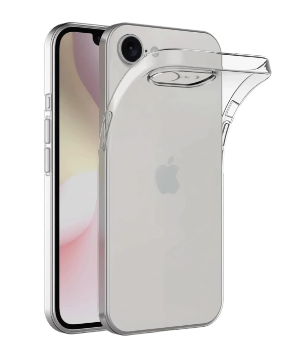 Newface iPhone 16E Kılıf Lüx Şeffaf Silikon