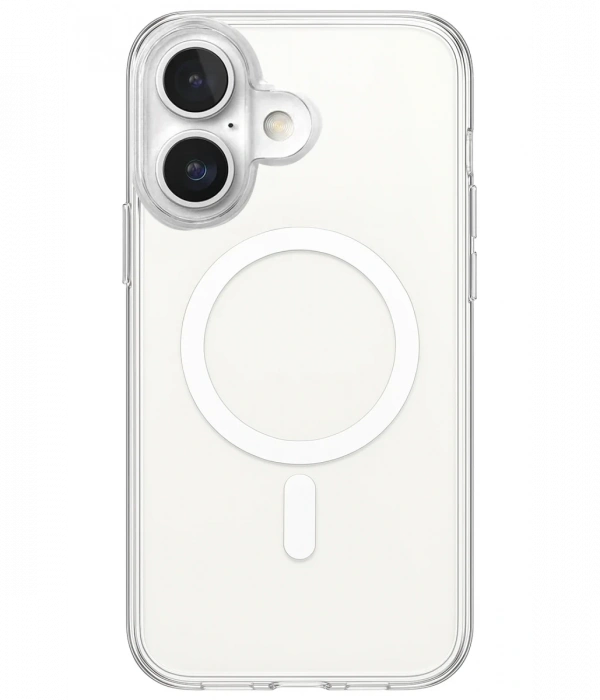 Newface iPhone 17 Kılıf Magneticsafe Şeffaf Silikon - Şeffaf