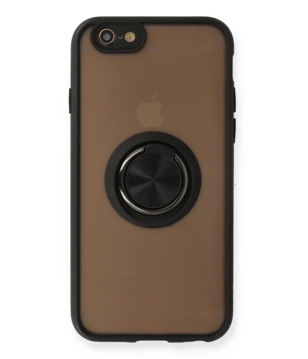 Newface iPhone 6 Kılıf Montreal Yüzüklü Silikon Kapak