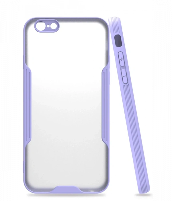 Newface iPhone 6 Kılıf Platin Silikon - Lila
