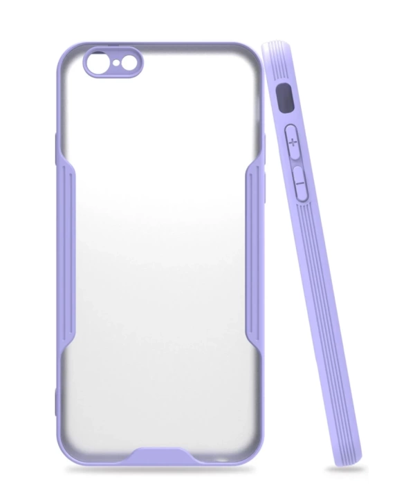 Newface iPhone 6 Kılıf Platin Silikon - Lila
