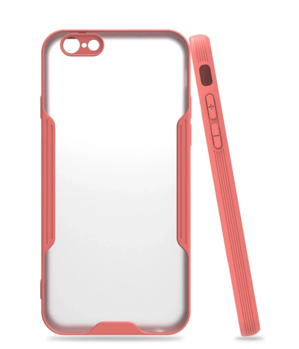 Newface iPhone 6 Kılıf Platin Silikon - Pembe