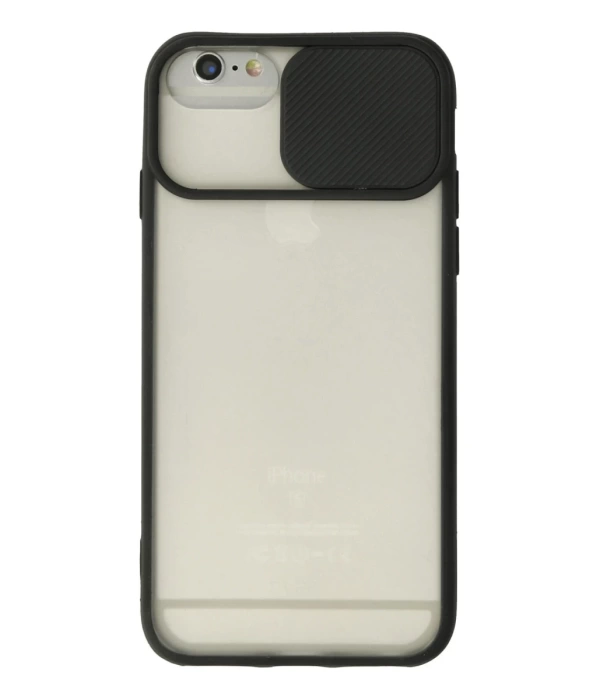 Newface iPhone 6 Plus Kılıf Palm Buzlu Kamera Sürgülü Silikon