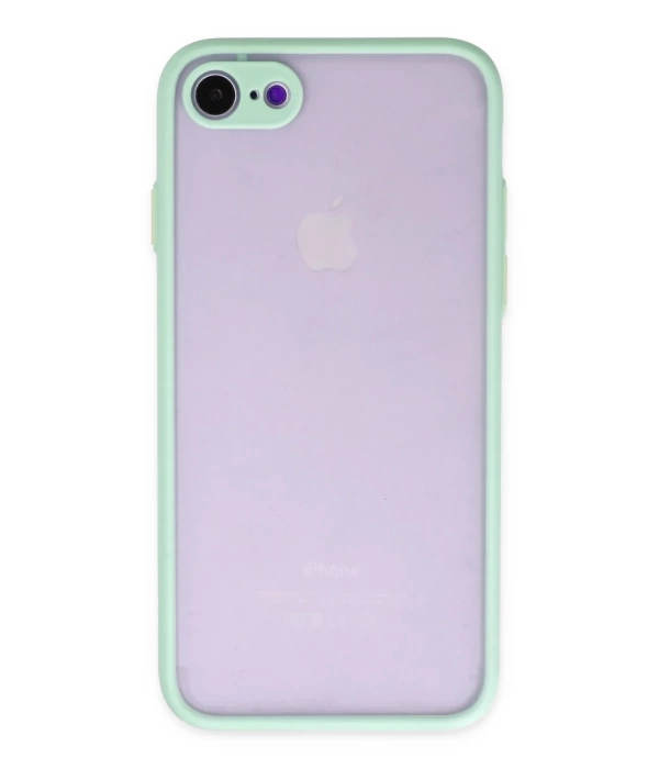 Newface iPhone 7 Kılıf Montreal Silikon Kapak - Turkuaz