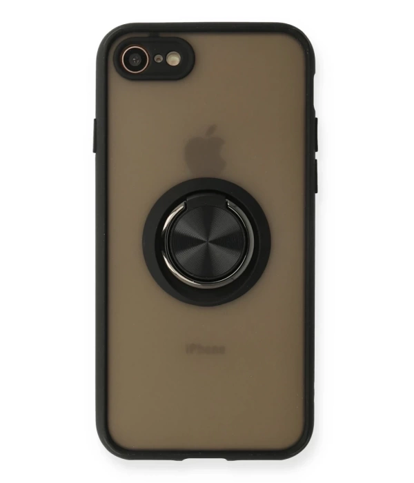 Newface iPhone 7 Kılıf Montreal Yüzüklü Silikon Kapak