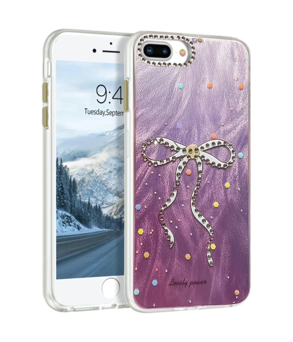Newface iPhone 7 Plus Kılıf Blade Aynalı Desenli Kapak