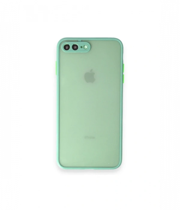 Newface iPhone 7 Plus Kılıf Montreal Silikon Kapak - Turkuaz
