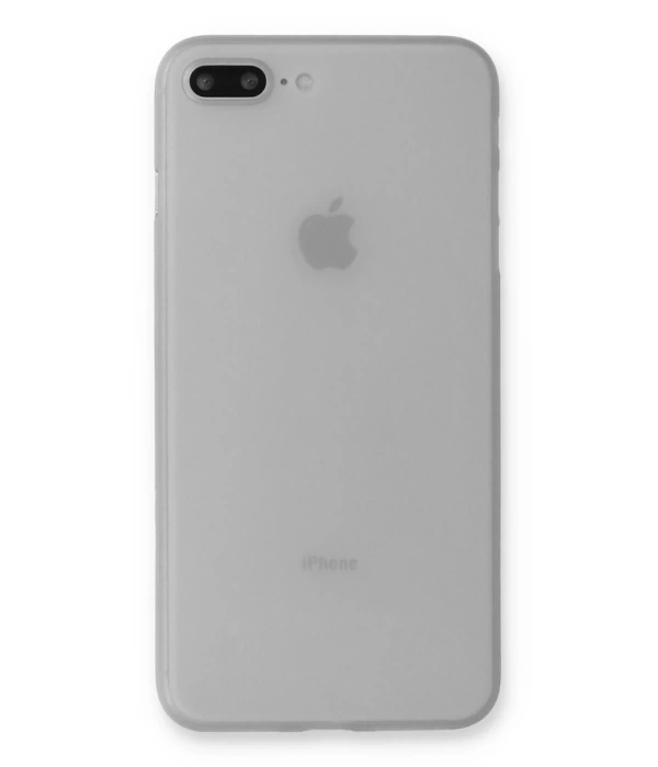 Newface iPhone 7 Plus Kılıf PP Ultra İnce Kapak - Beyaz