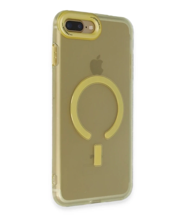 Newface iPhone 7 Plus Kılıf Troy Magsafe Kapak - Sarı