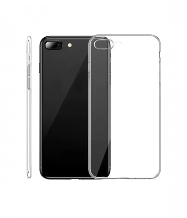 Newface iPhone 8 Plus Kılıf Lüx Şeffaf Silikon