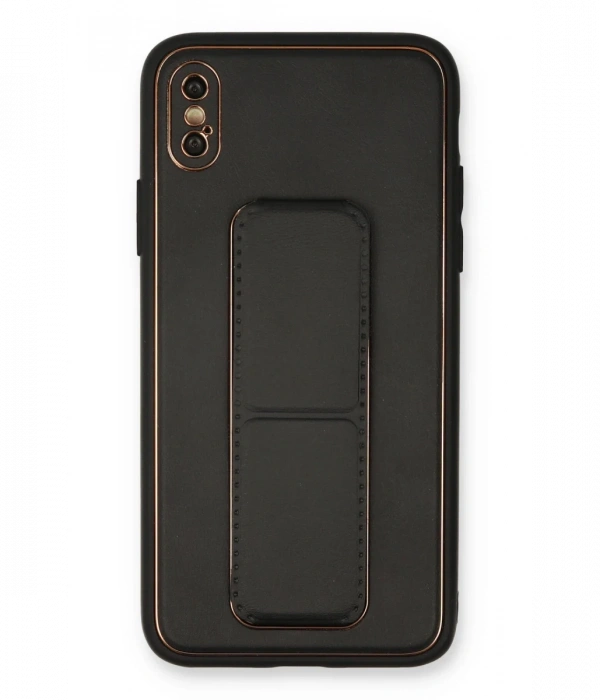 Newface iPhone X Kılıf Coco Deri Standlı Kapak