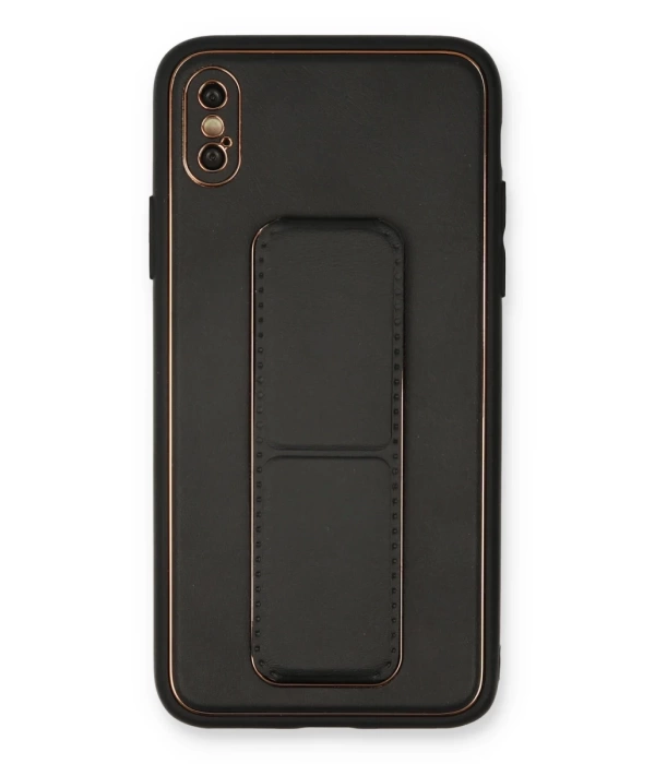 Newface iPhone XS Max Kılıf Coco Deri Standlı Kapak