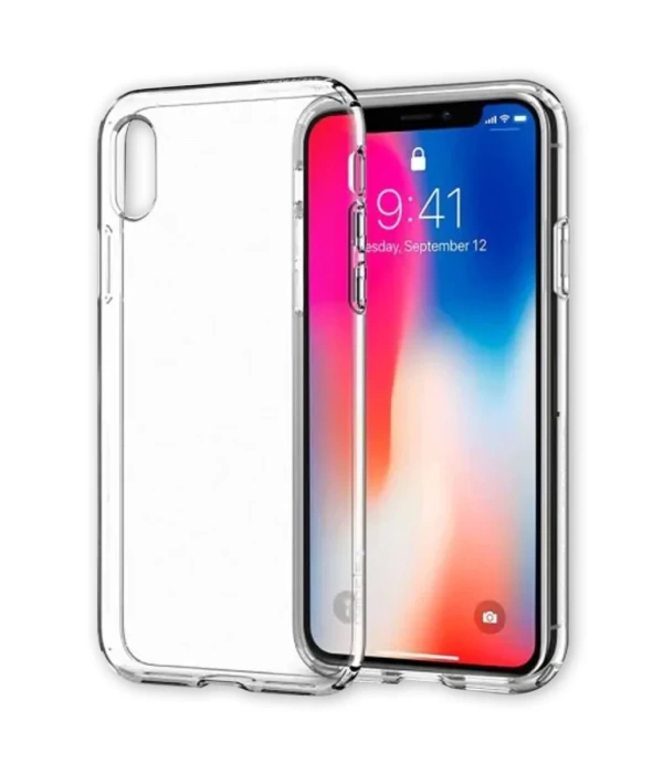 Newface iPhone XS Max Kılıf Lüx Şeffaf Silikon