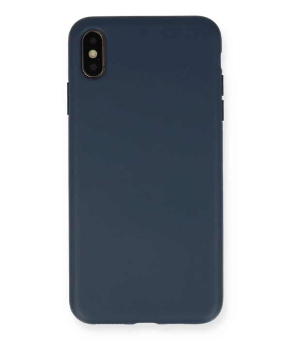 Newface iPhone XS Max Kılıf Nano içi Kadife Silikon
