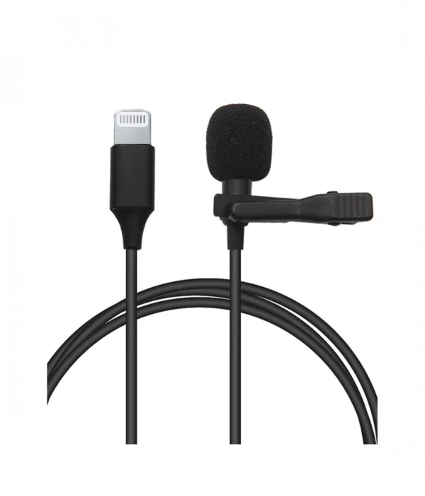 Lightning 2 Metre Double Mikrofon - Siyah