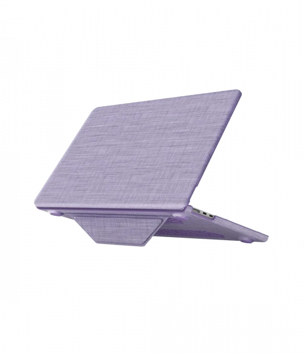 Newface Macbook Pro 14 2021 Macbook Kumaş Kapak - Mor