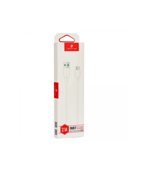 Newface NF6006 Micro USB Kablo - Beyaz
