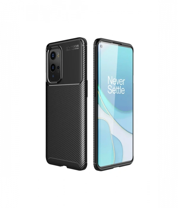 Newface One Plus 9 Pro Kılıf Auto Focus Karbon Kapak