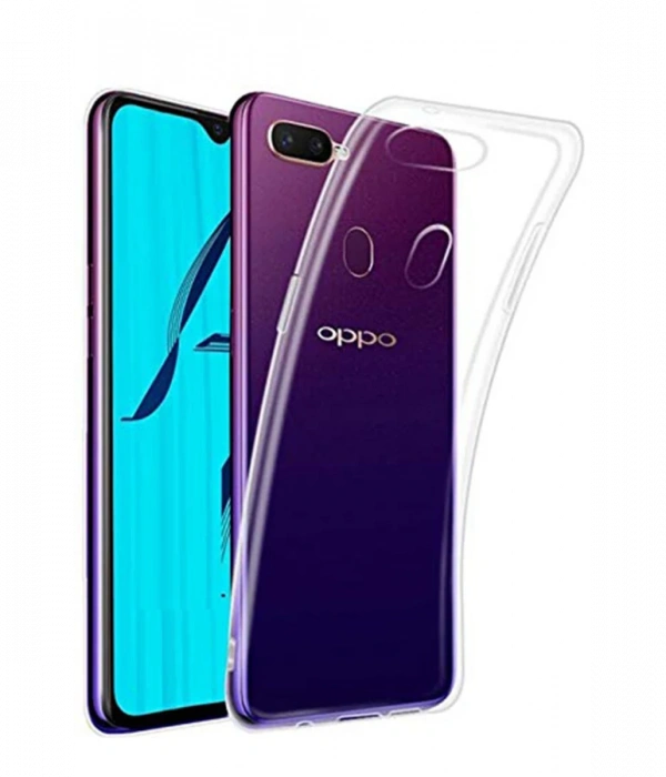 Newface Oppo A12 Kılıf Lüx Şeffaf Silikon - Şeffaf