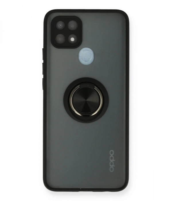 Joy Tekno Oppo A15 Kılıf Montreal Yüzüklü Silikon Kapak