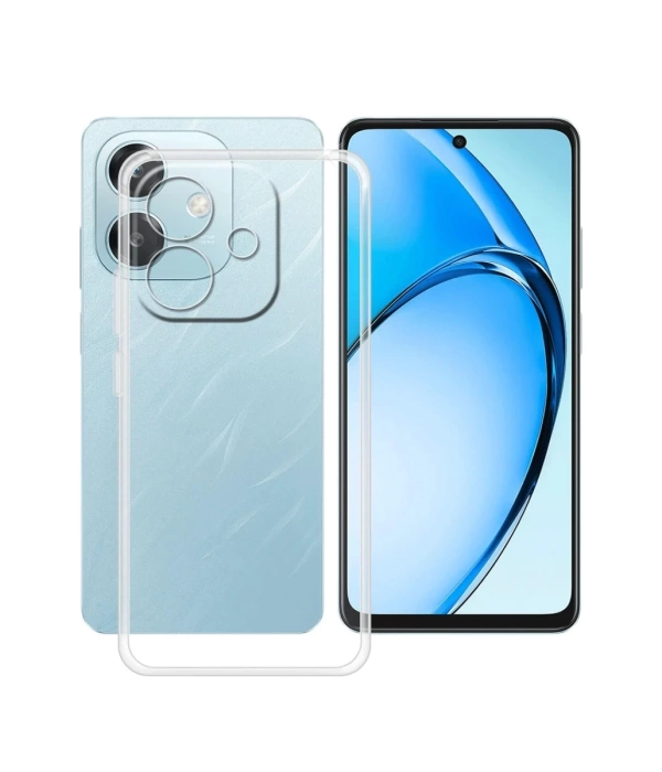 Newface Oppo A3 Kılıf Lüx Şeffaf Silikon