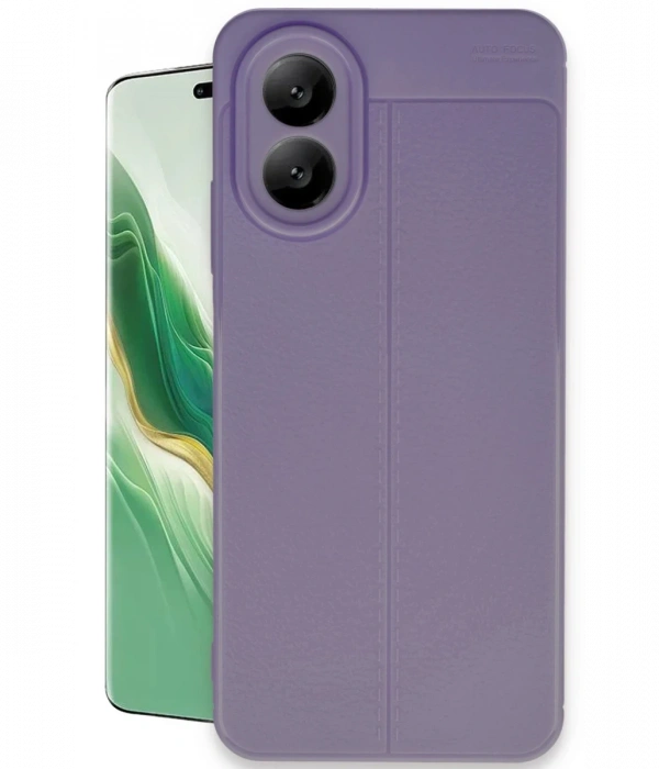 Newface Oppo A38 Kılıf Auto Focus Kapak - Lila
