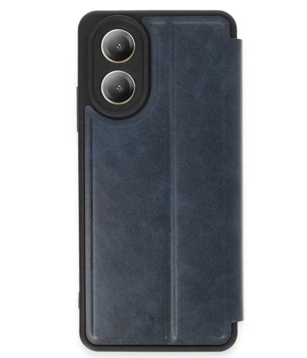 Newface Oppo A38 Kılıf Flip Cover - Lacivert