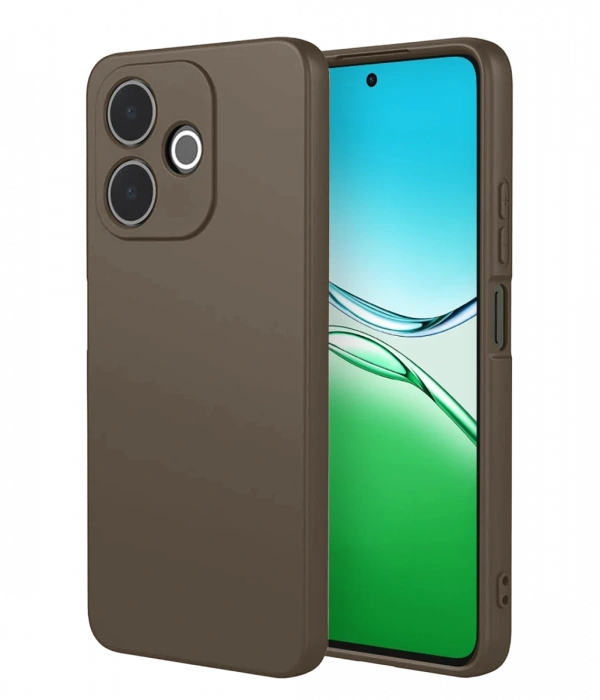 Oppo A5 Pro 4G First Silikon - Kahverengi