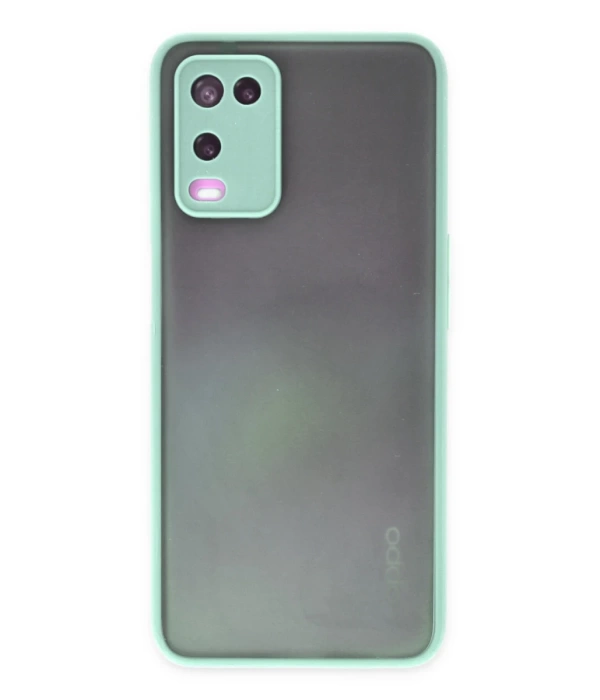 Newface Oppo A54 4G Kılıf Montreal Silikon Kapak - Turkuaz