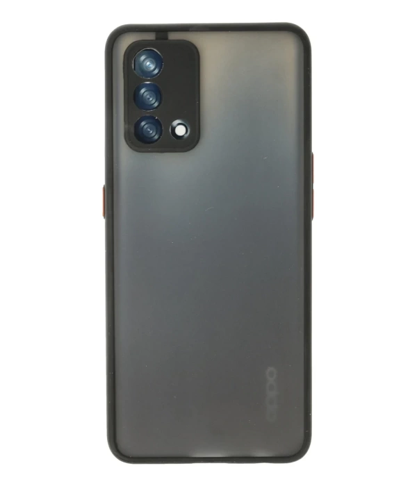 Newface Oppo A74 4G Kılıf Montreal Silikon Kapak - Siyah