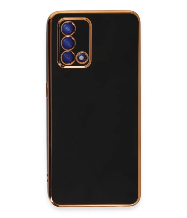 Newface Oppo A74 4G Kılıf Volet Silikon - Siyah
