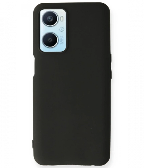Newface Oppo A96 Kılıf First Silikon - Siyah