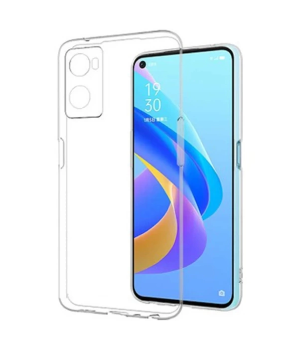 Newface Oppo A96 Kılıf Lüx Şeffaf Silikon