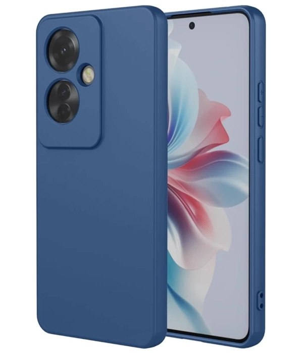 Newface Oppo Reno 11F Kılıf First Silikon - Lacivert