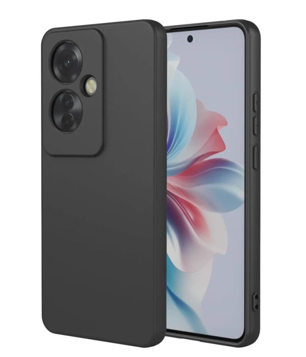Newface Oppo Reno 11F Kılıf First Silikon - Siyah