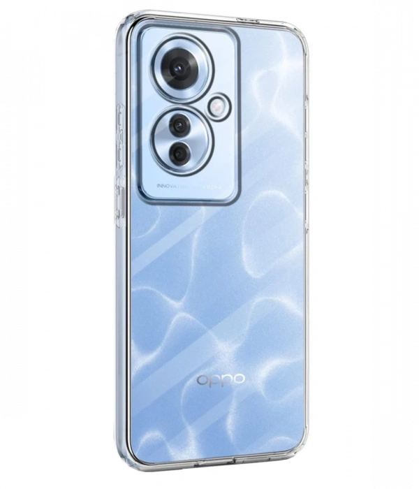 Newface Oppo Reno 11F Kılıf Lüx Şeffaf Silikon
