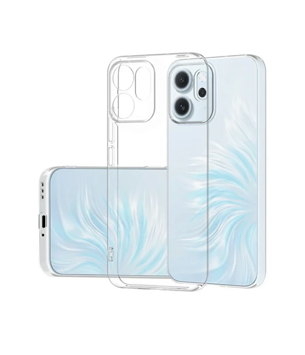 Newface Oppo Reno 14F Kılıf Lüx Şeffaf Silikon
