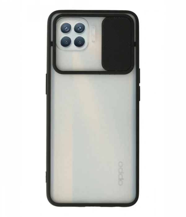 Newface Oppo Reno 4 Lite Kılıf Palm Buzlu Kamera Sürgülü Silikon