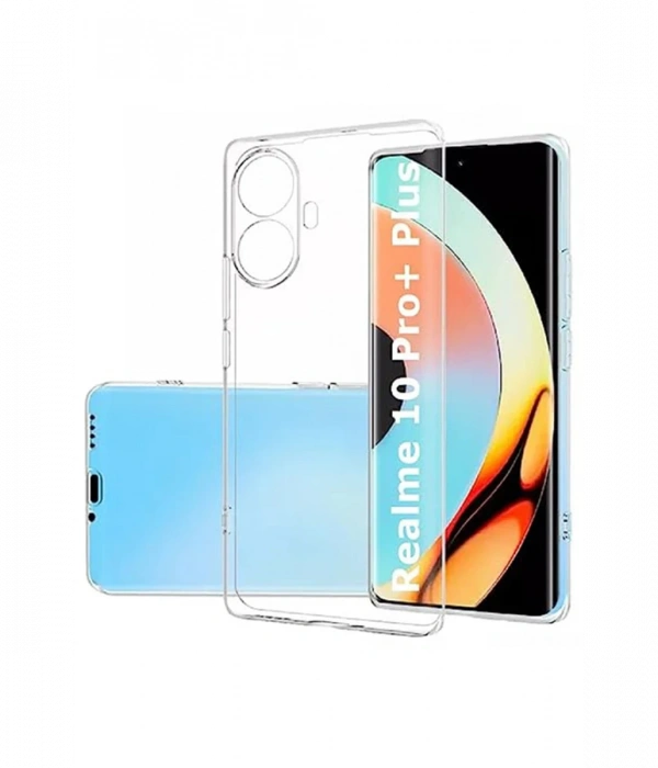 Newface Realme 10 Pro Plus 5G Kılıf Lüx Şeffaf Silikon