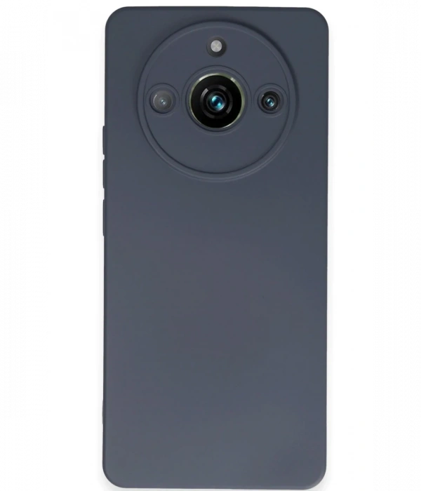 Newface Realme 11 Pro Kılıf Nano içi Kadife Silikon - Gri