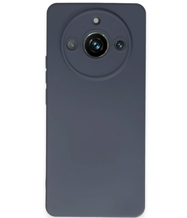 Newface Realme 11 Pro Kılıf Nano içi Kadife Silikon - Gri