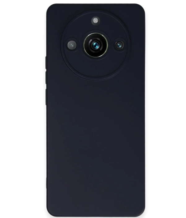 Newface Realme 11 Pro Kılıf Nano içi Kadife Silikon - Lacivert