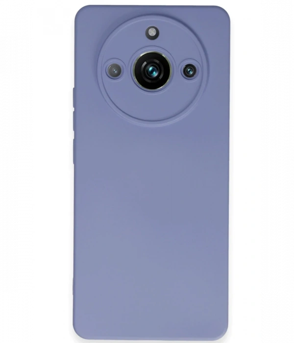 Newface Realme 11 Pro Kılıf Nano içi Kadife Silikon - Lila