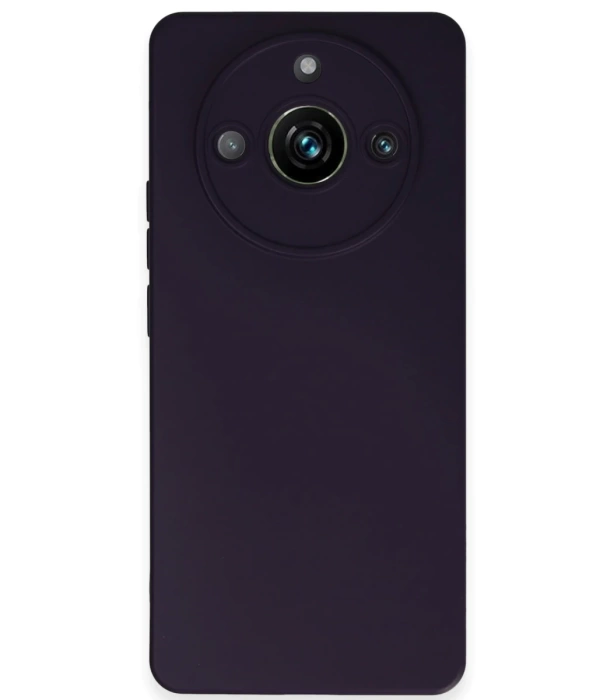 Newface Realme 11 Pro Kılıf Nano içi Kadife Silikon - Mor