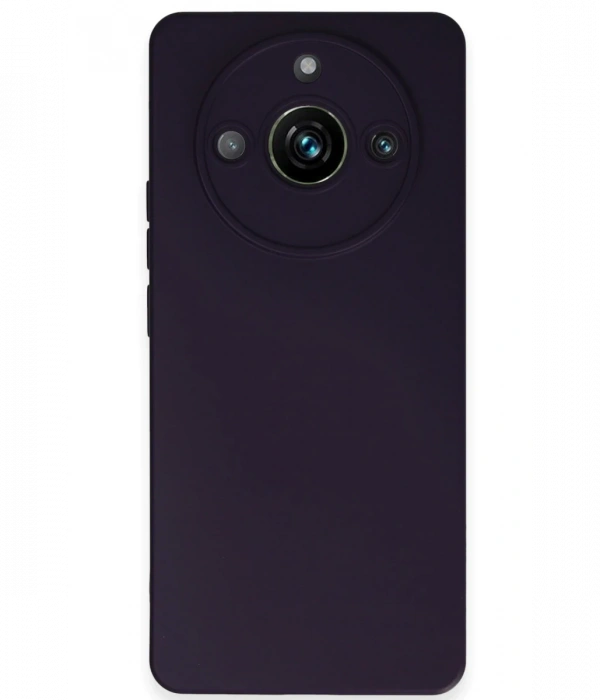 Newface Realme 11 Pro Kılıf Nano içi Kadife Silikon - Mor