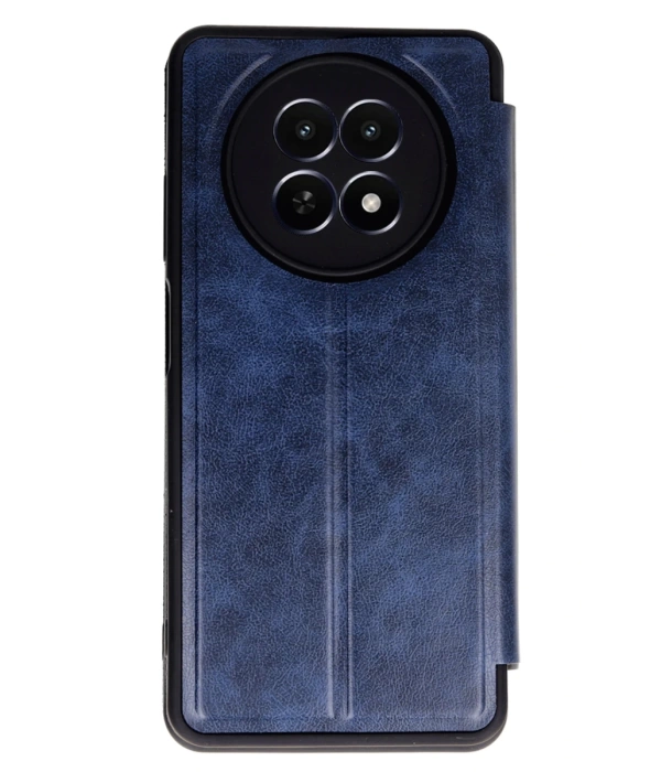 Newface Realme 12 5G Kılıf Flip Cover - Lacivert